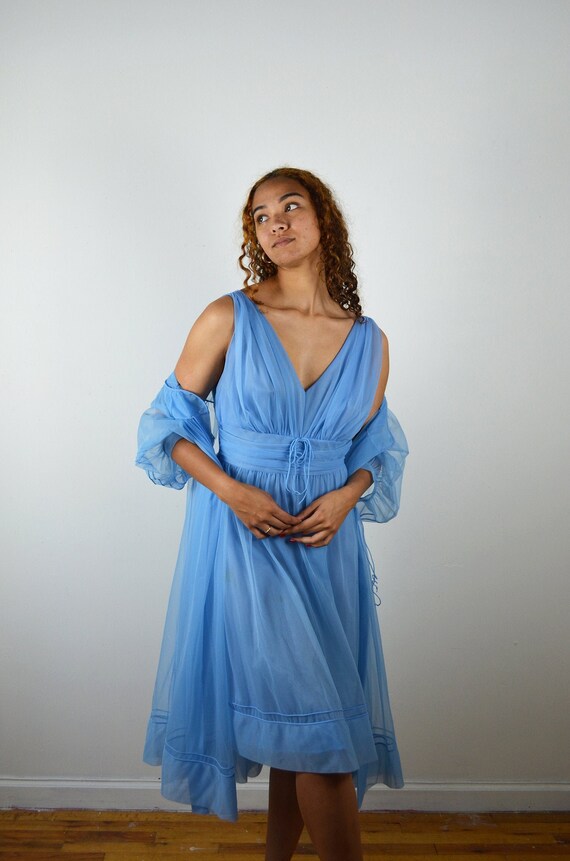 Vintage 50s Shadowline Peignoir Set / 1950s Vintag