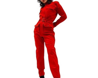 Vintage 90s Polo Ralph Lauren Country Jumpsuit, 1992 Registered State Sportsmen Olympic Patch Romper, Red Polo Coveralls, One piece Ski Suit