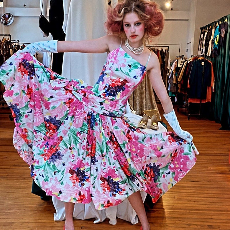 Vintage garden party dress
