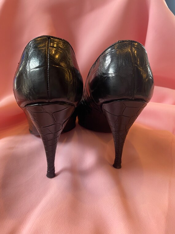 Vintage 50s Dior by Roger Vivier pointy toe heels… - image 9