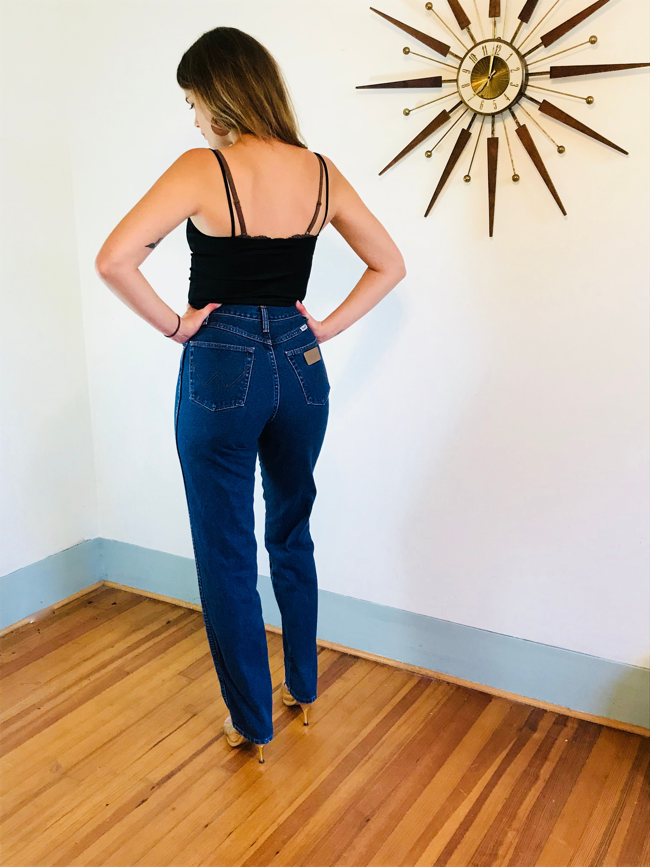 Vintage Wranglers, High Rise, 80s Mom Jeans, Womens western cut ...