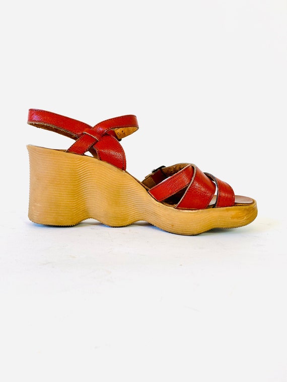 rubber sole platform sandals