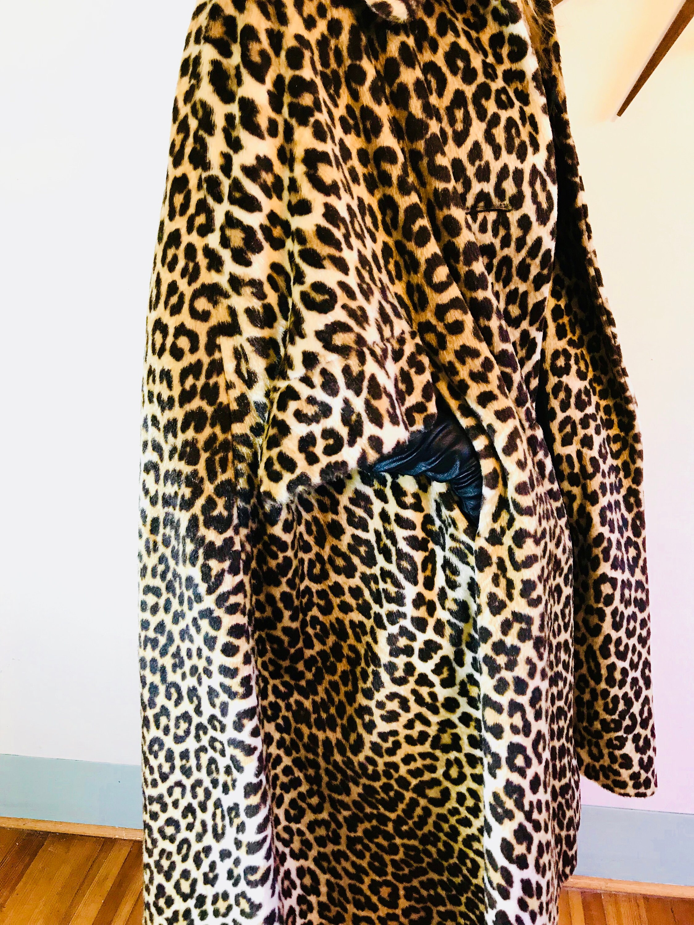 Rare 50s Leopard Cape, 1950s leopard coat, Leopard print coat, 60s