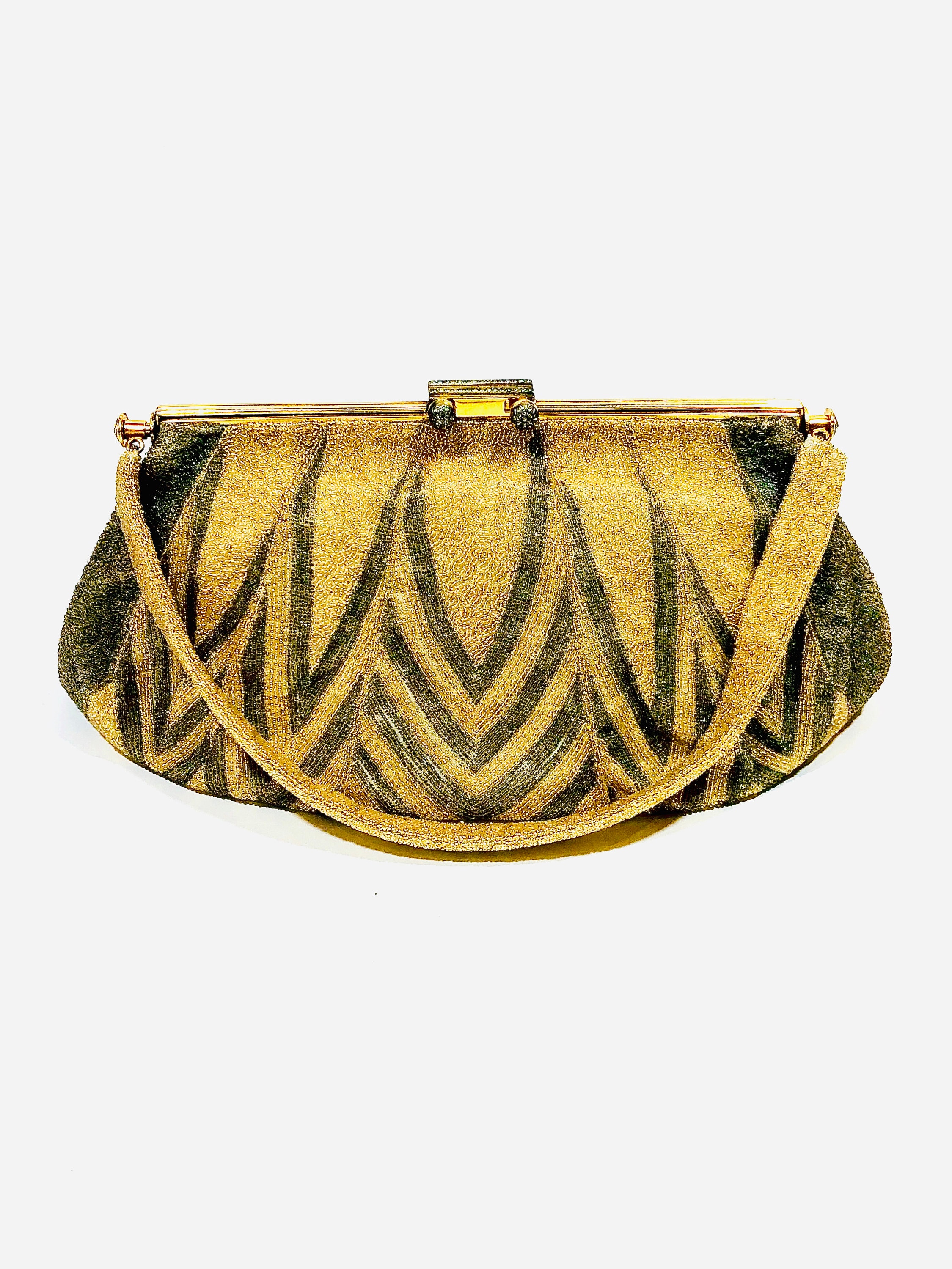 Vintage Gold Clutch Purse