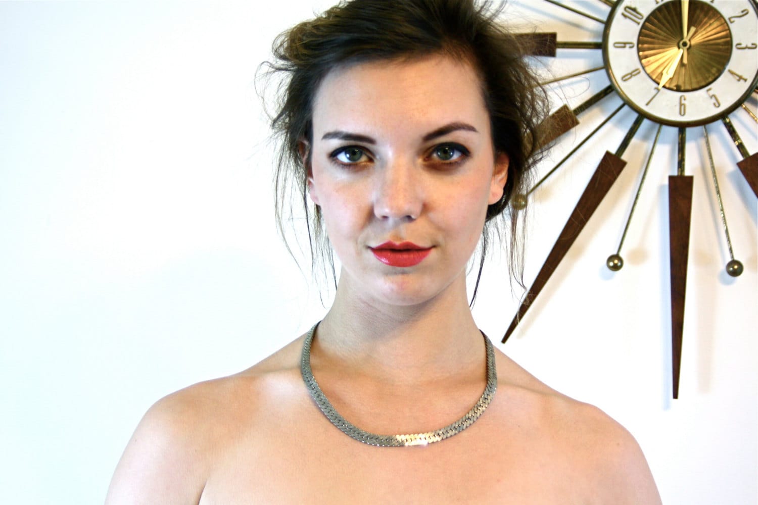 Wide Flat Chain, Sterling Silver Chain, Snake Chain, Necklace 20 Long