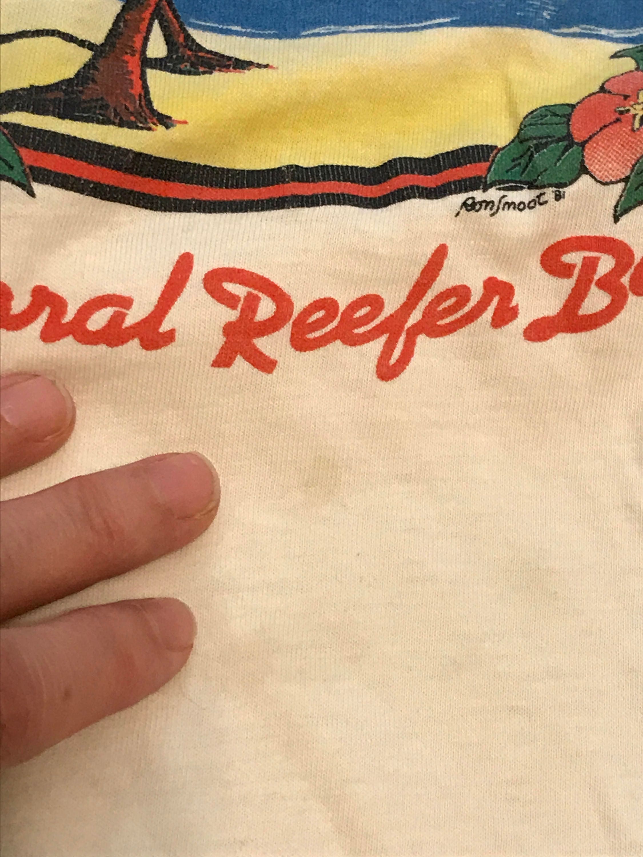 Authentic Vintage Jimmy Buffett and the Coral Reefers Tee Tequila