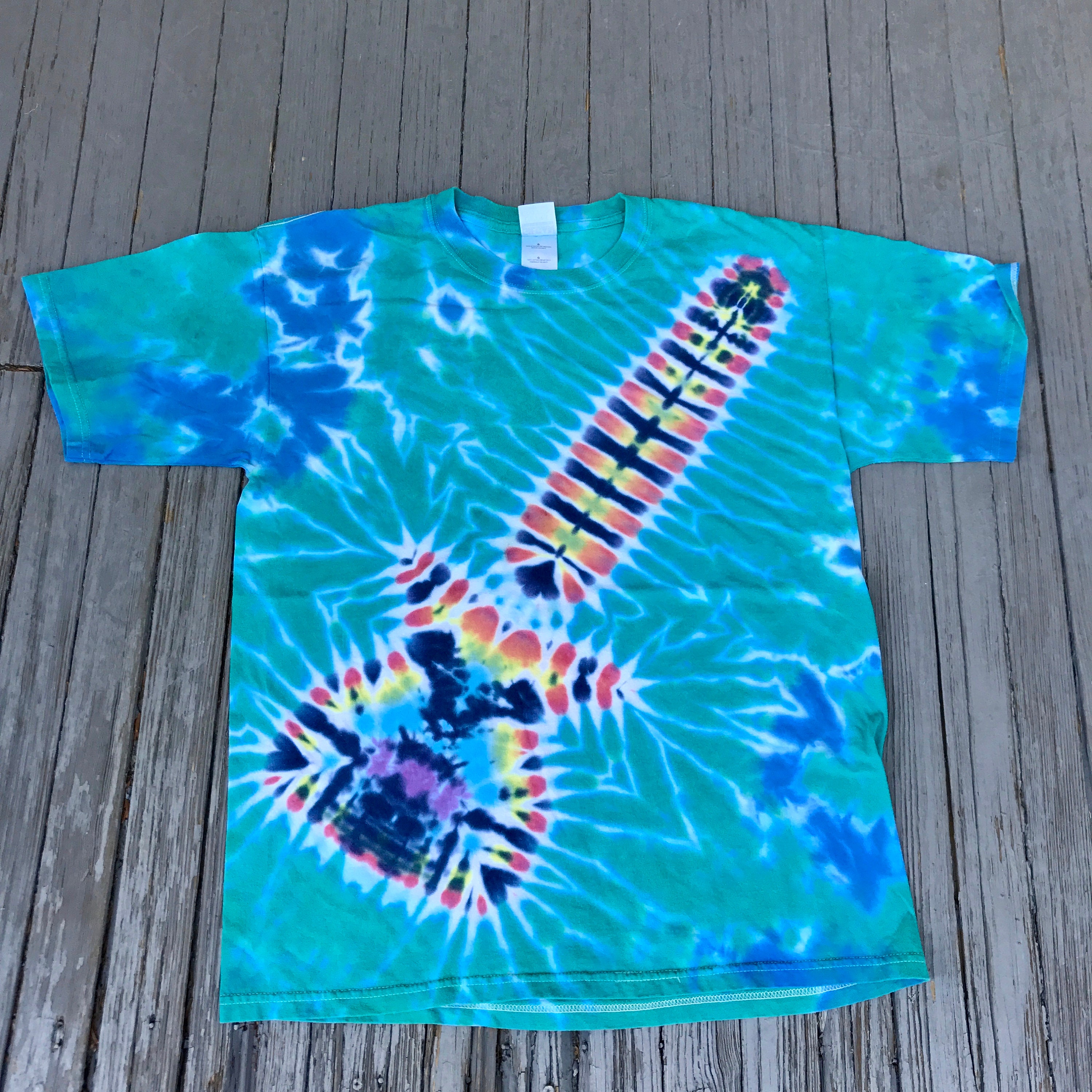 rock and roll tie dye shirts