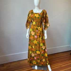 Flutter Sleeves Boat-Neck Tea-Length Special Occasion Dress Tahiti
