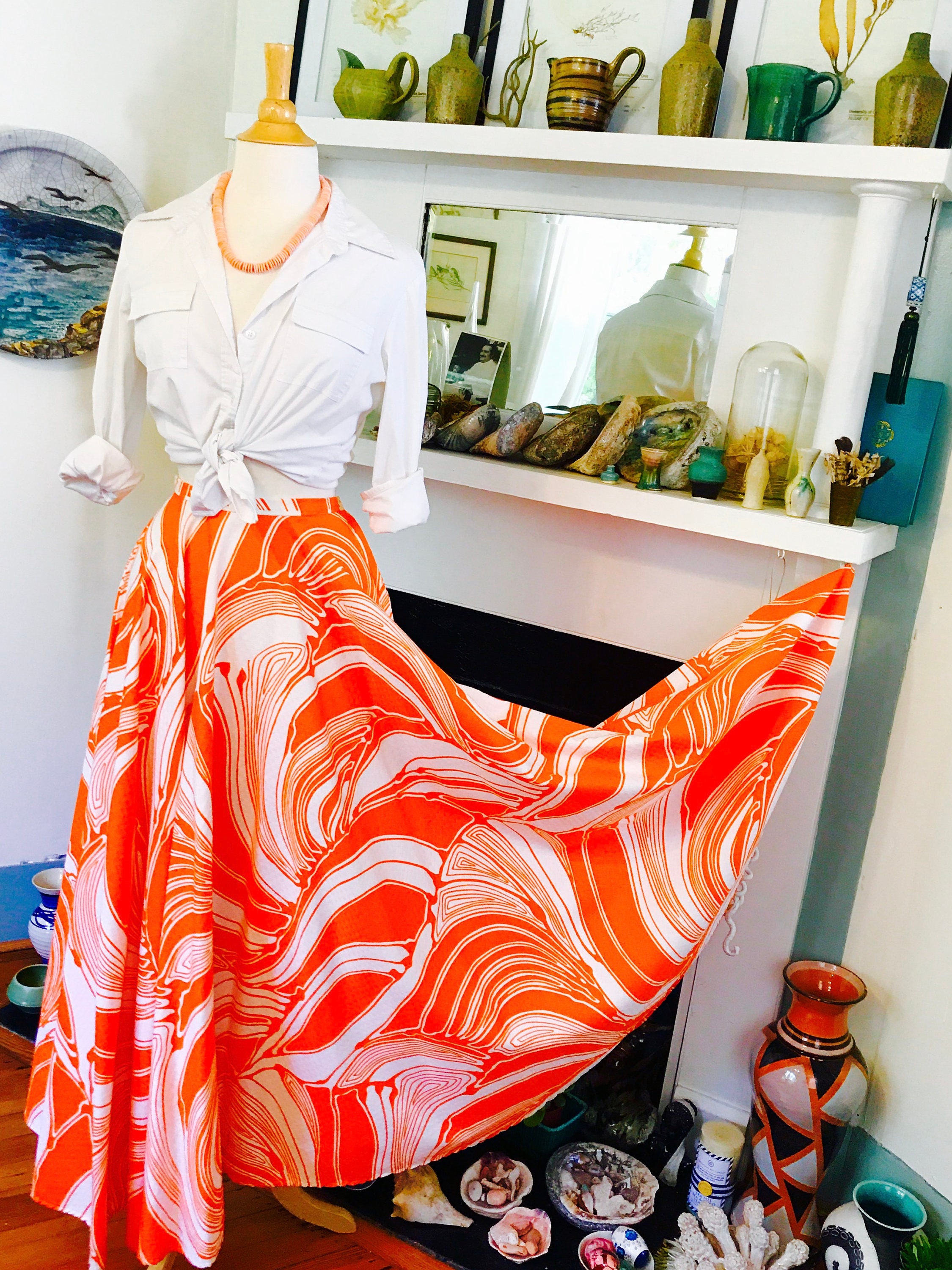 60s maxi skirt