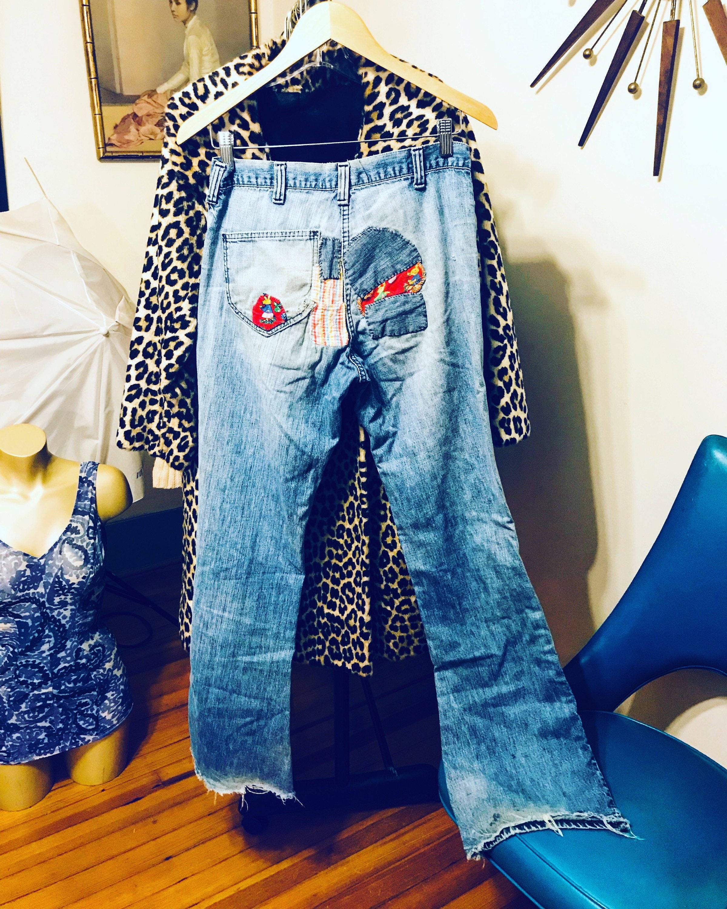 1970s blue jean patches  Clothing patches, Patched jeans, Fashion