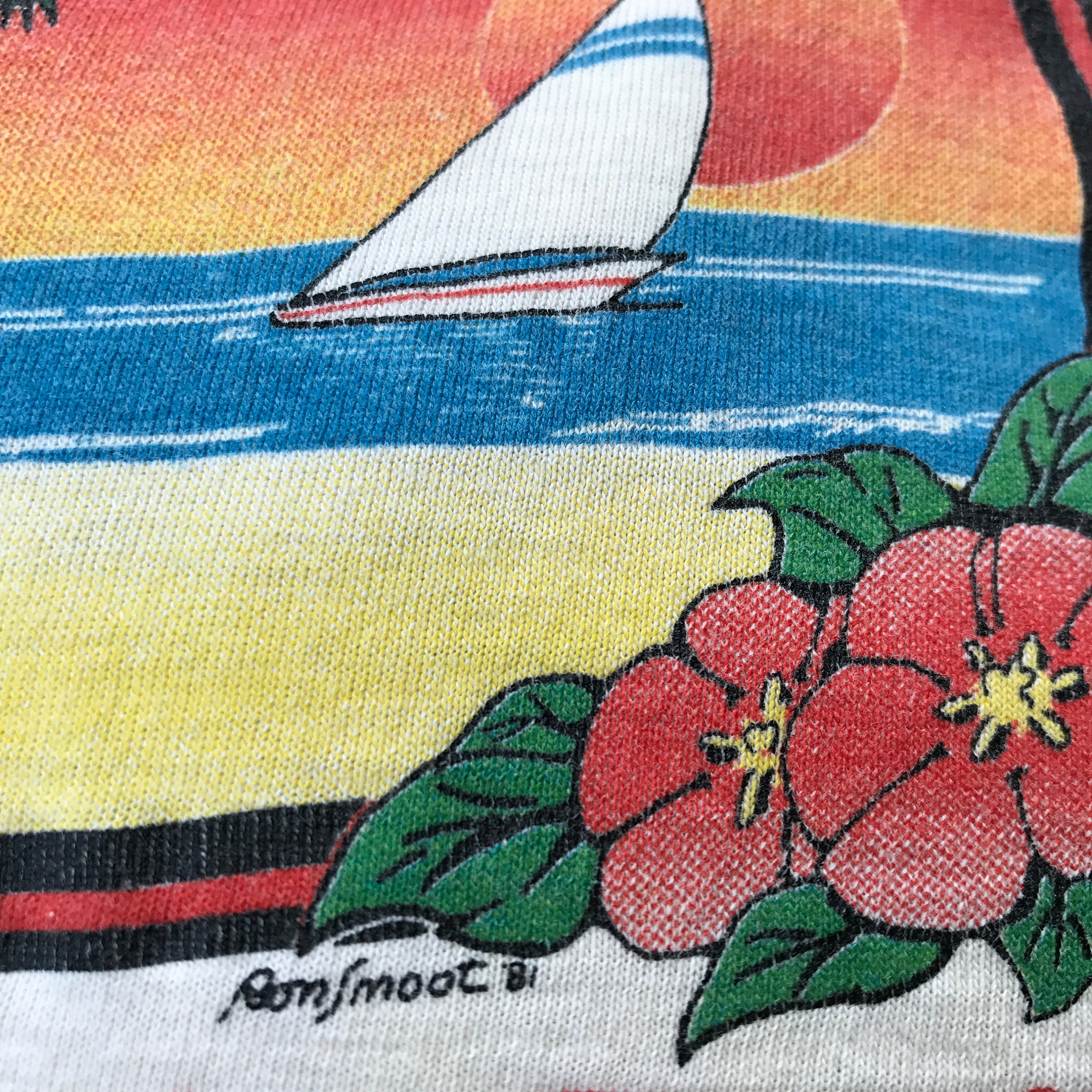 Authentic Vintage Jimmy Buffett and the Coral Reefers Tee Tequila