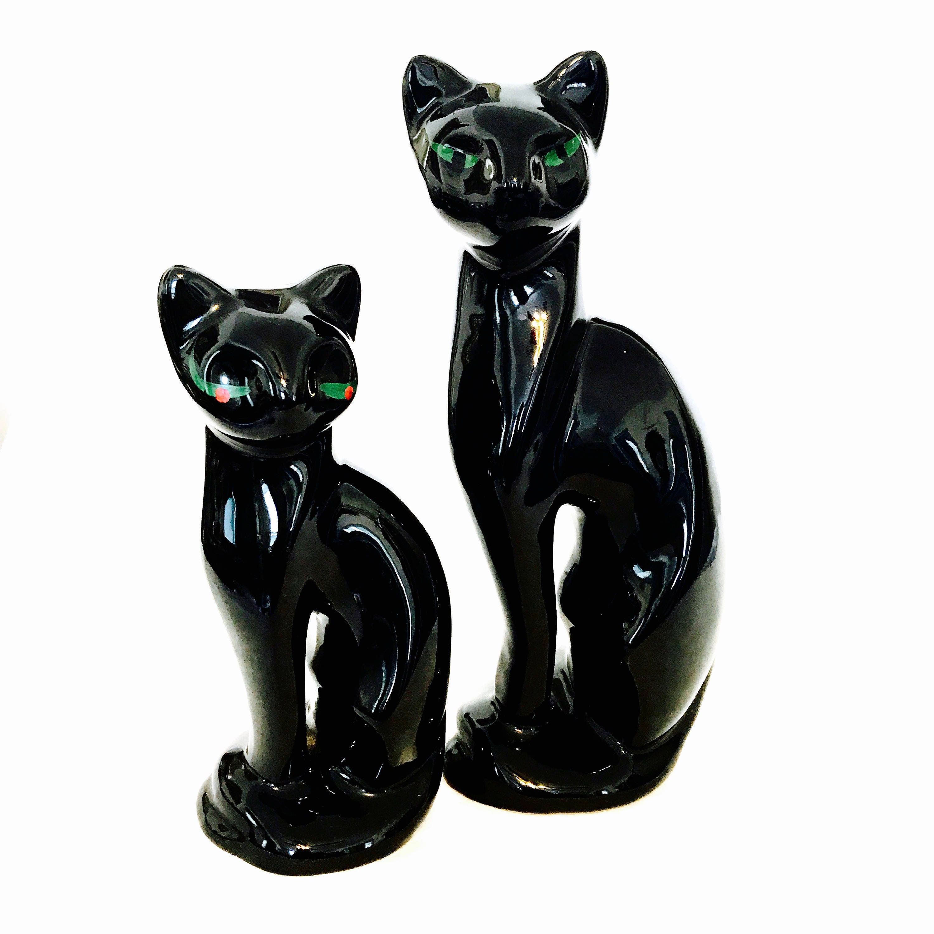 lenox black cat figurines