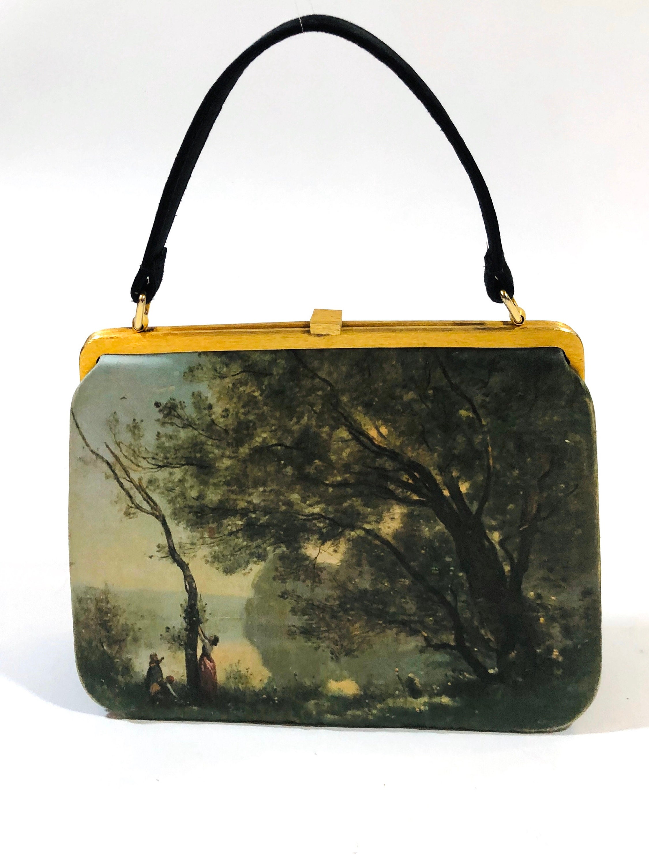 50s top handle bag, Vintage 1950s handbag, Tano of Madrid Purse