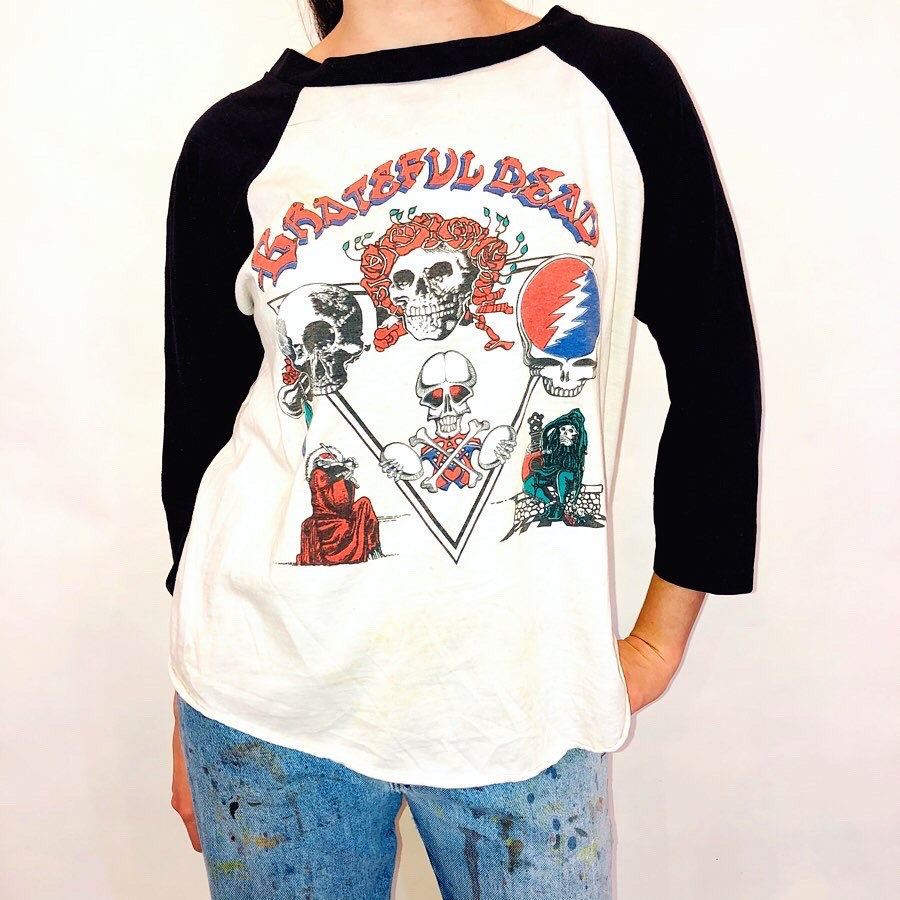 grateful dead baseball tee