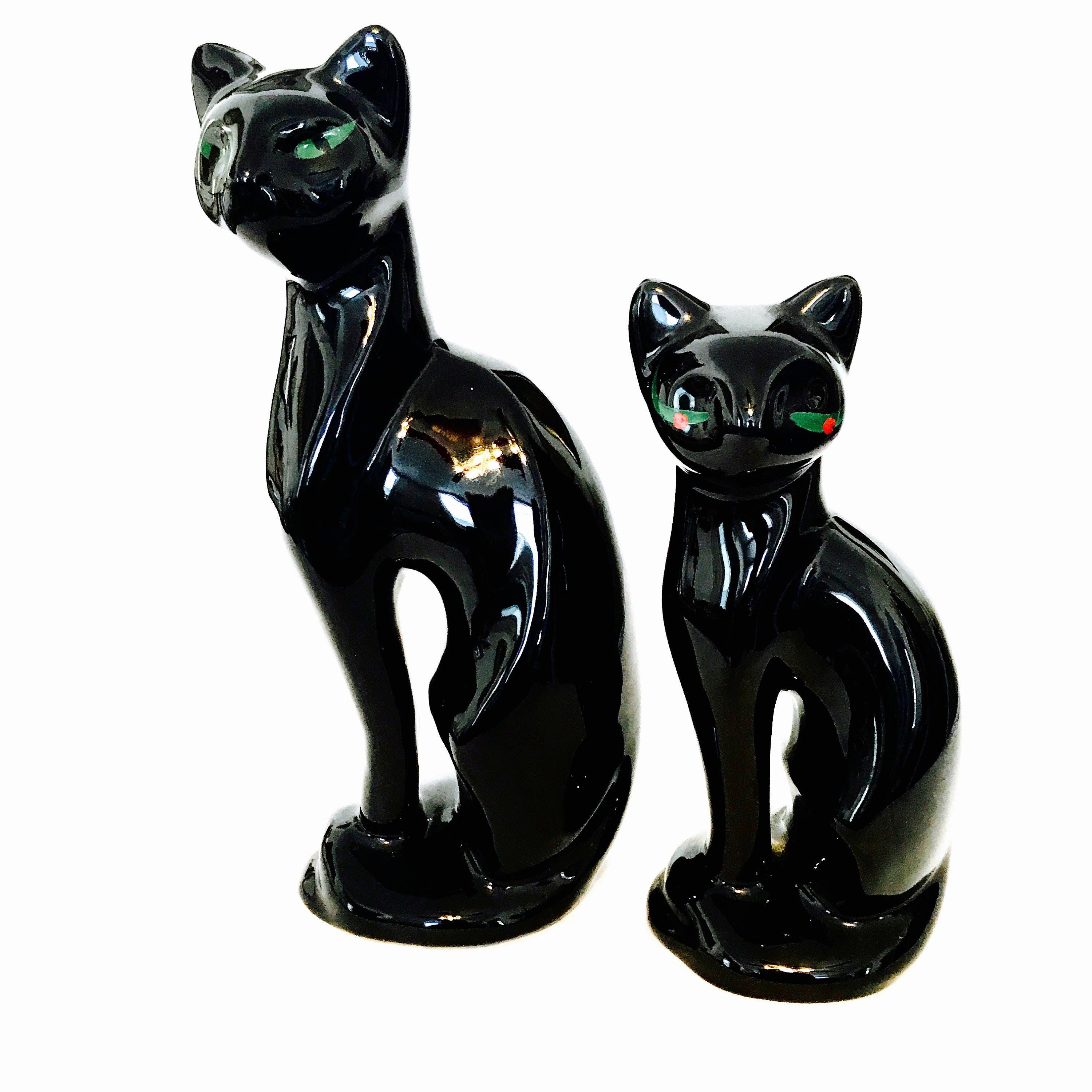 SHIPPING Charges ONLY ---- for Tall 11.5 1960s Black Cat Figurine
