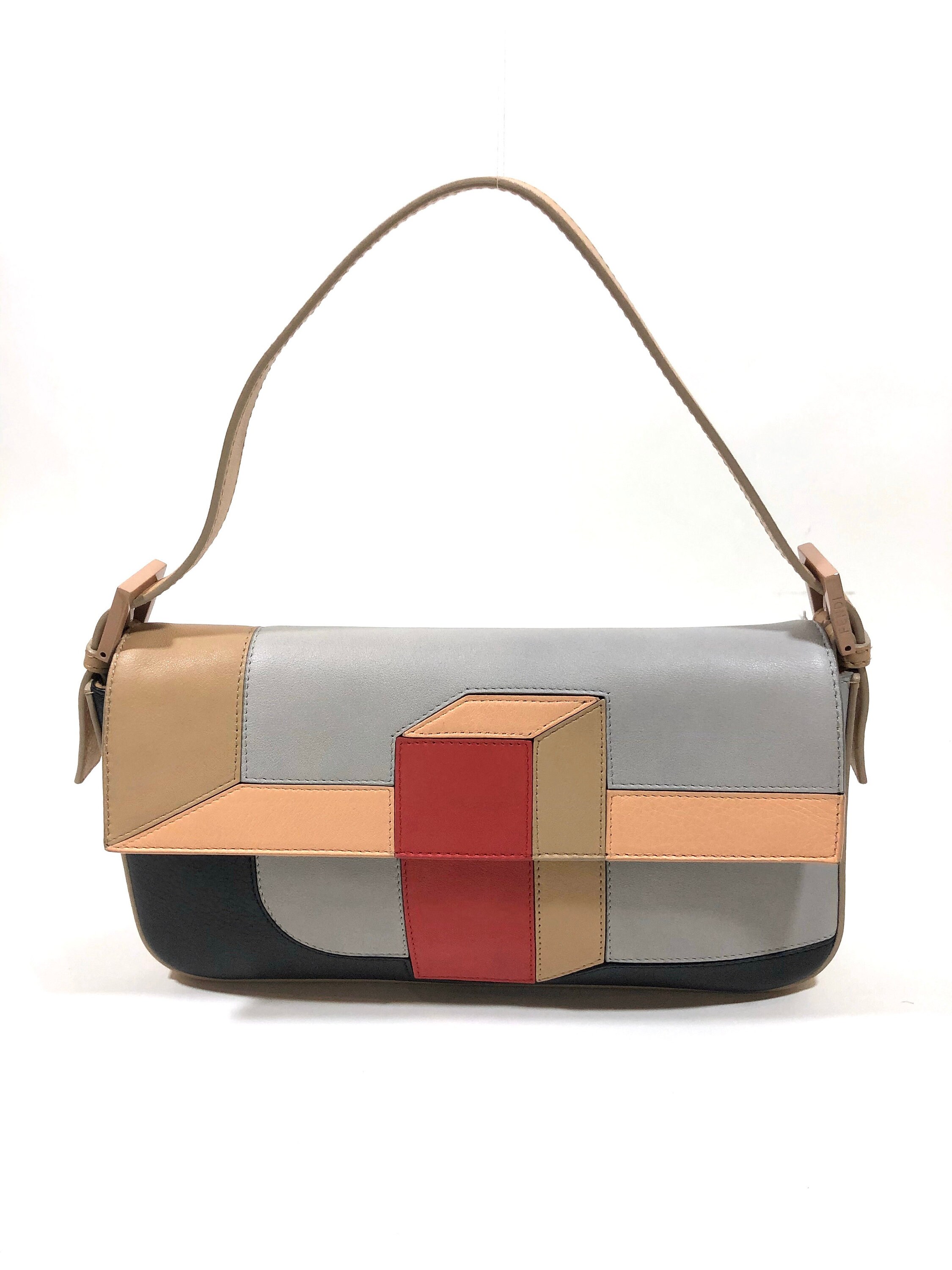 Make-up Bag - Brown fabric make-up bag | Fendi