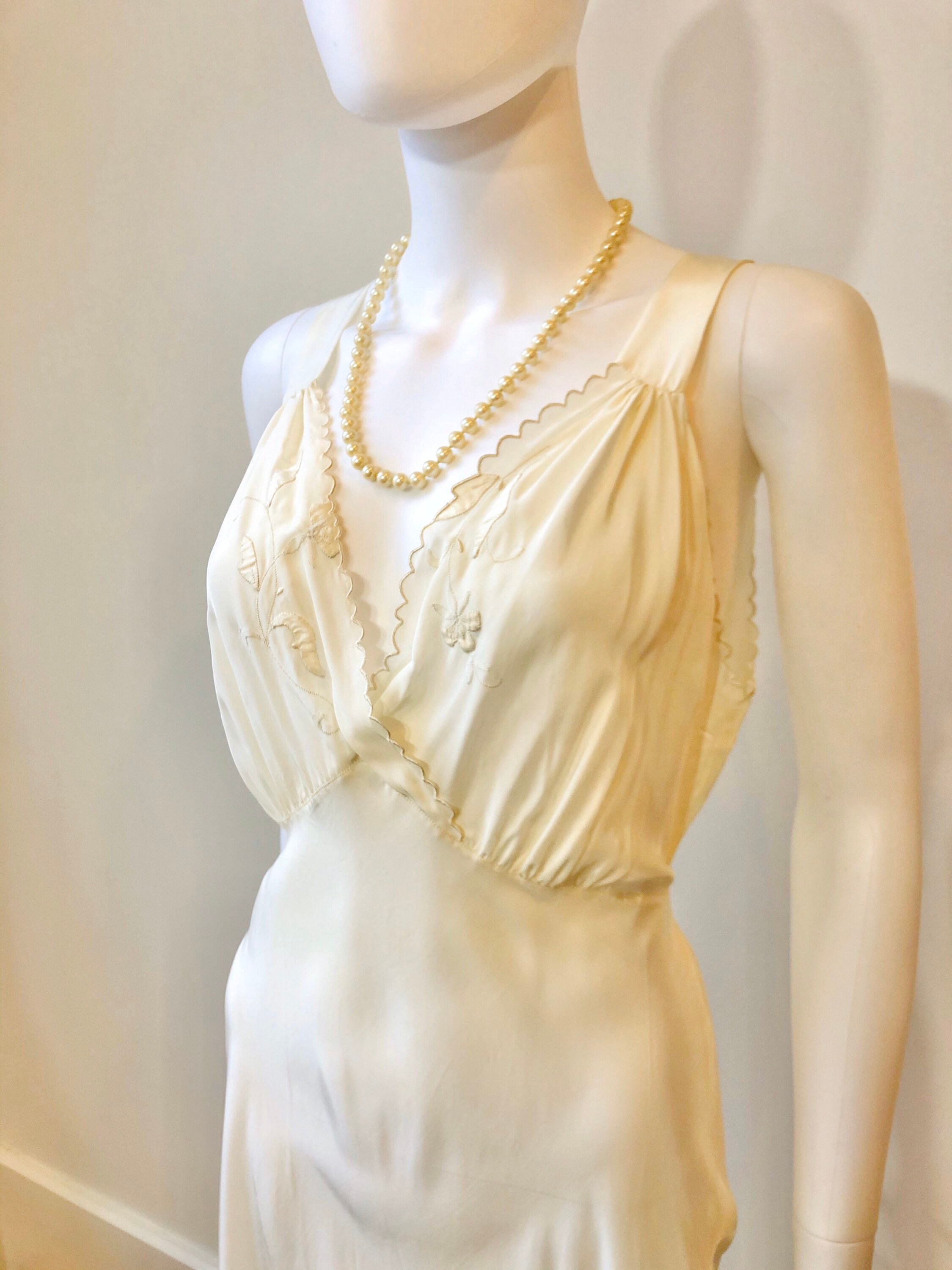 1940s slip dress