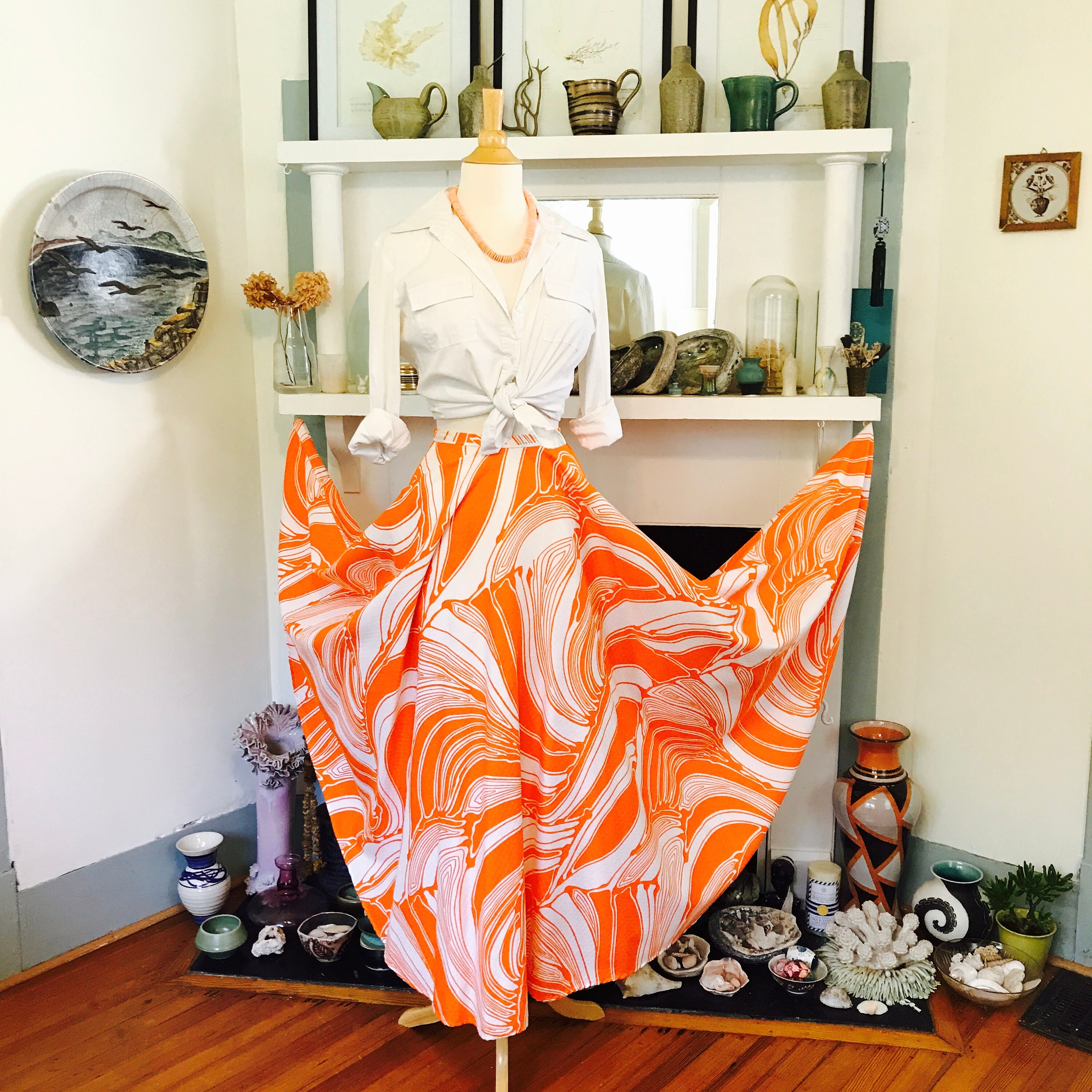 60s maxi skirt