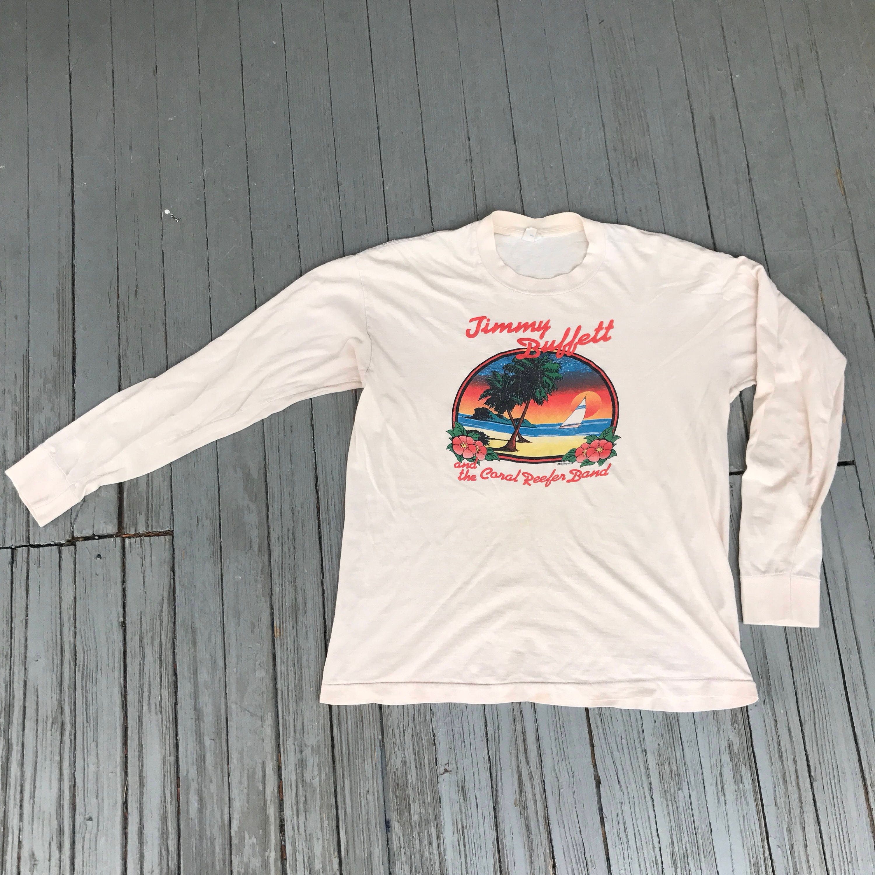 Authentic Vintage Jimmy Buffett and the Coral Reefers Tee Tequila