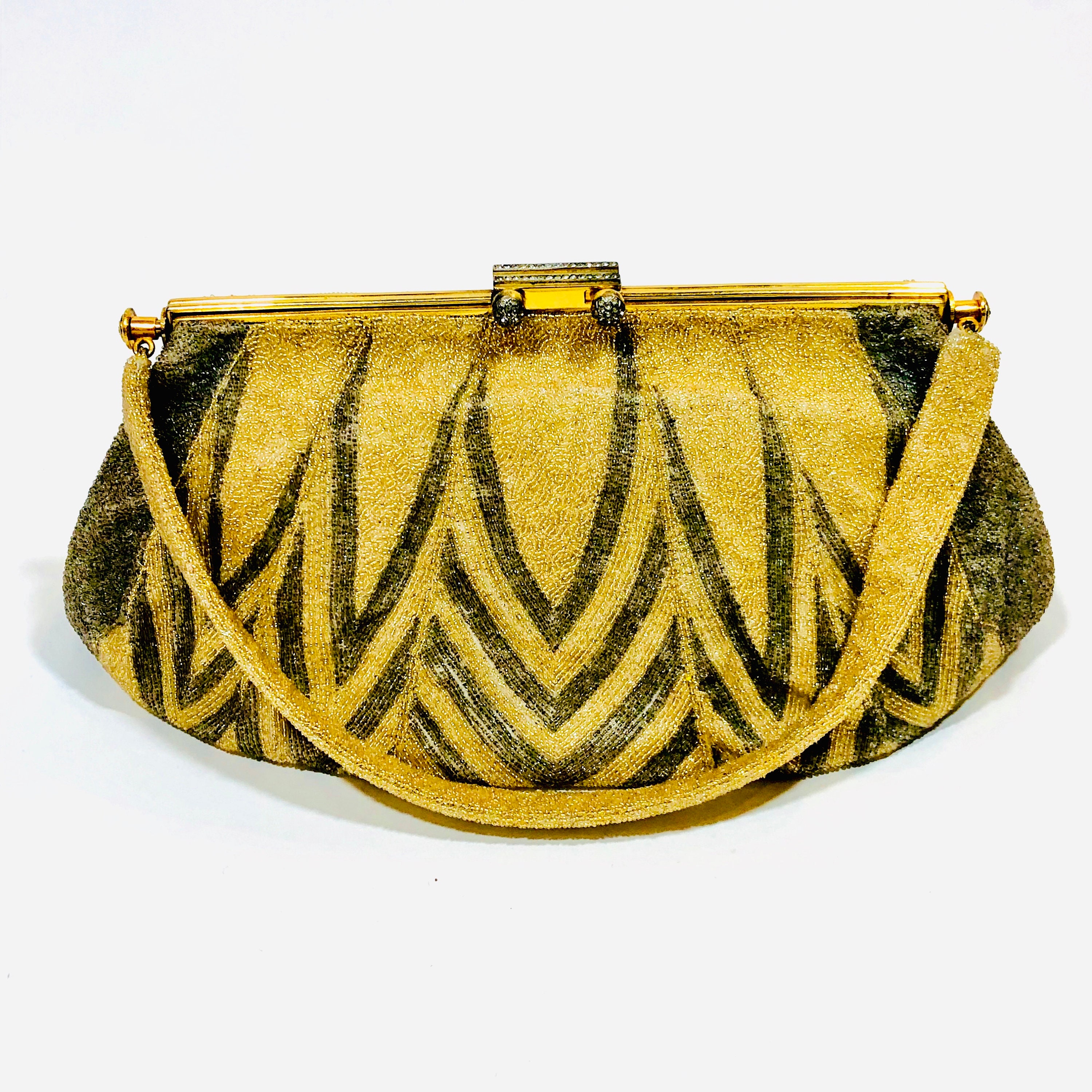 Metallic Gold Clutch Purse