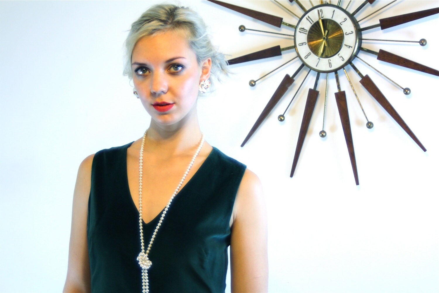 Velvet Maxi Dress, 60s Maxi Dress, Dark Emerald Green, 60s velvet dress, Long velvet dress