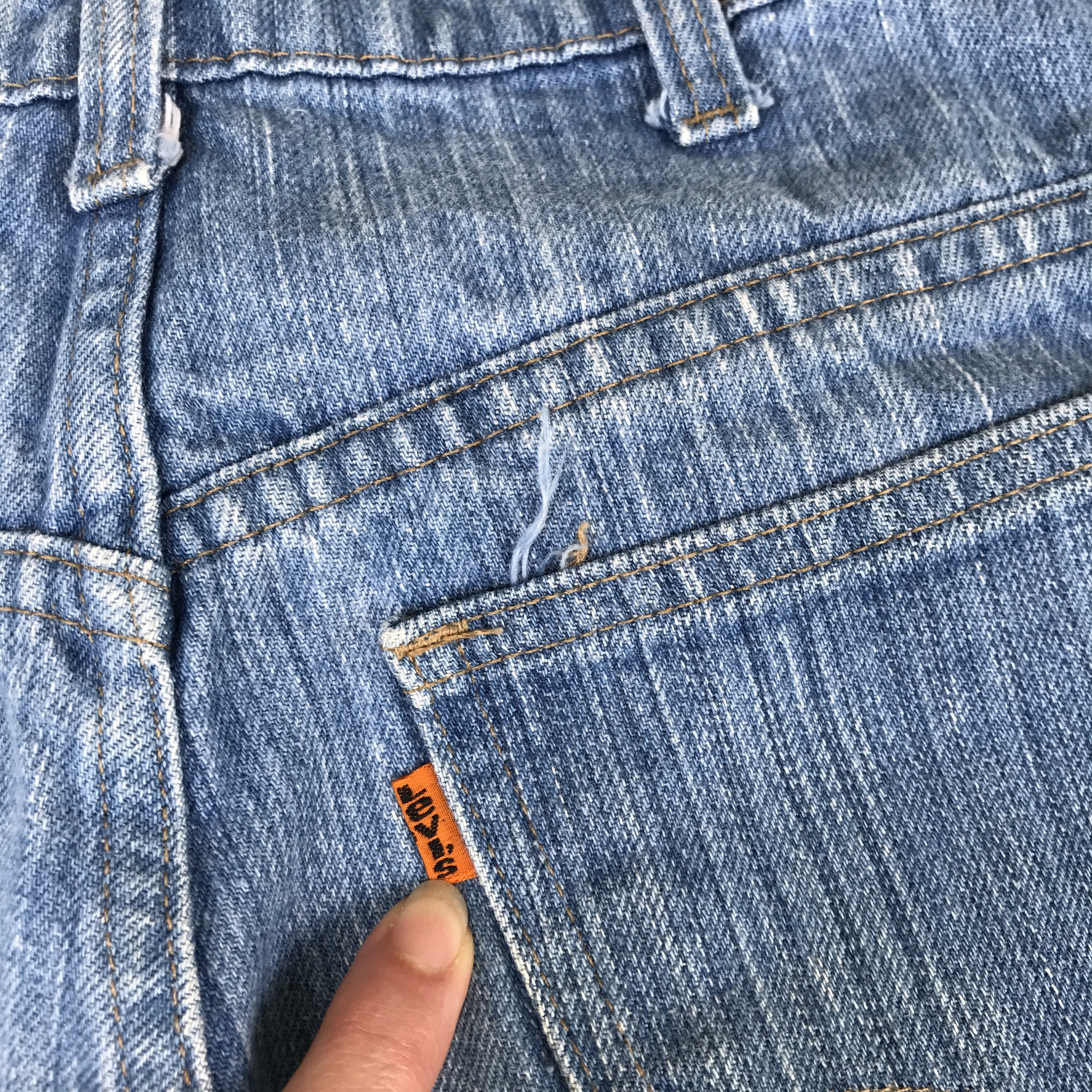 orange tab levis