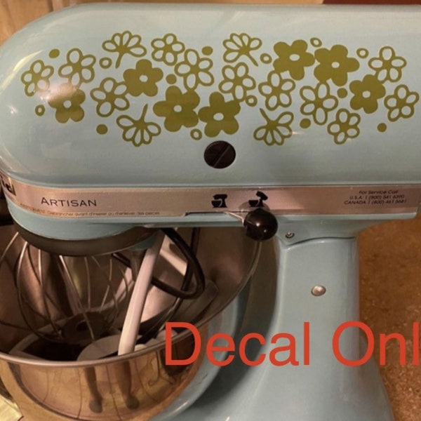 Stand Mixer Decal Etsy