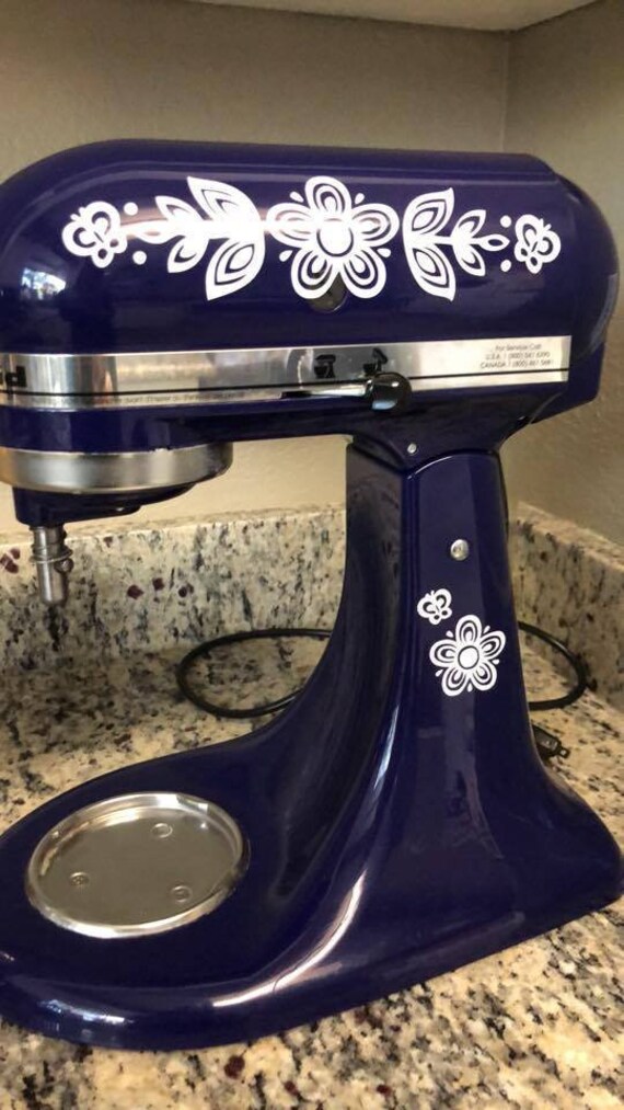 Butterfly Gold Stand Mixer Decals Etsy