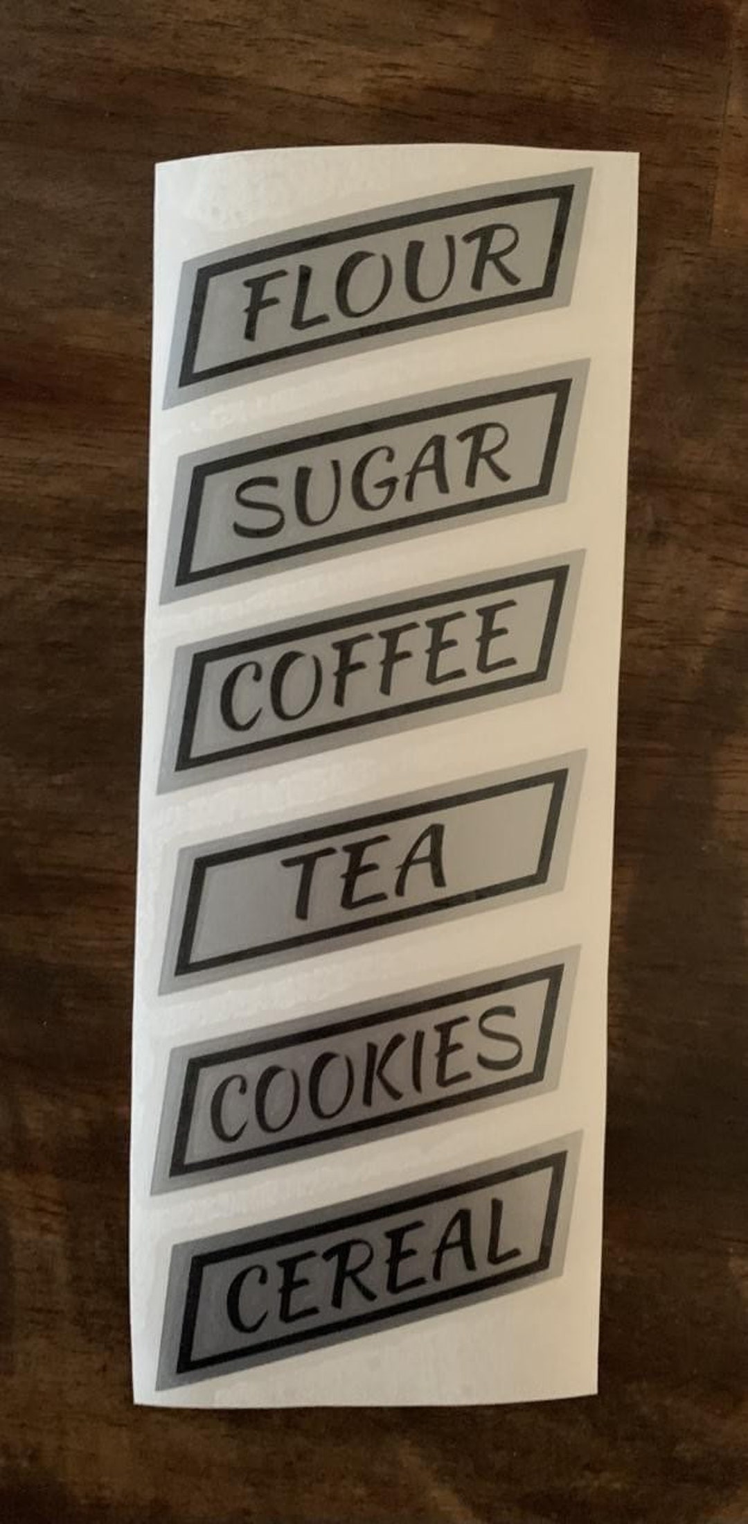 Hocking Glass Canister Labels Etsy