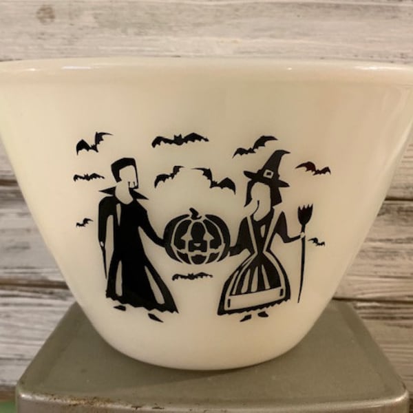 Butterprint Dracula and Witch Decal - bowl is NOT included