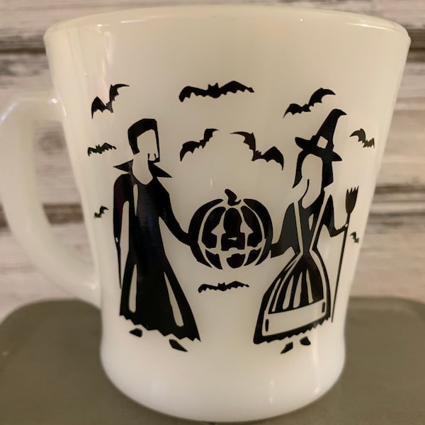 Dracula & Witch Butterprint Decal - mug is NOT included