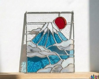 富士山 ステンド グラス PUN743 富士山ステンドグラス図案 PDF 日本の
