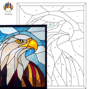 マイケル・バートレット ヴィンテージ ステンドグラス ハクトウワシ イーグル il_300x300.6513782871_c2h1.jpg