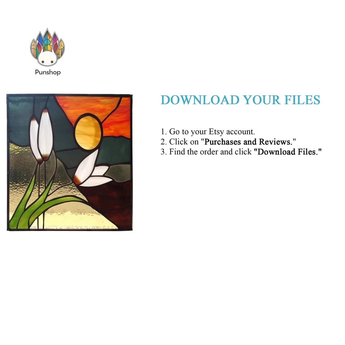 Digital Download Pattern Sunset Scene With Reeds and Lake PUN248 , Diy ...
