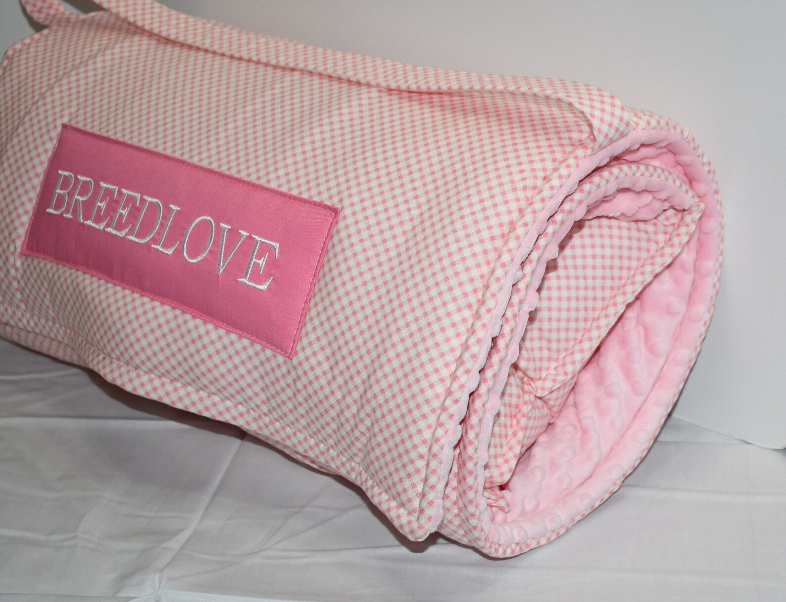 Nap Mat- Pink Plaid main image 1