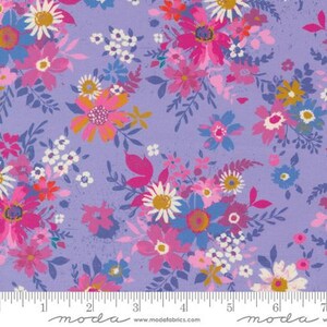 Lavender Violet Daisy Watercolor Garden Floral Flower Kids Nap Mat with Pink Minky Dot Blanket, Preschool Kinder Toddler Daycare Sleep Mat