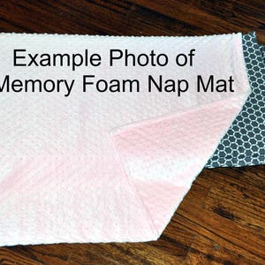 Memory Foam Nap Mat Upgrade 1.5 or 2 High Density Viscoelastic Memory Foam, Personalized Preschool Kids Kinder Nap Mat Insert image 3