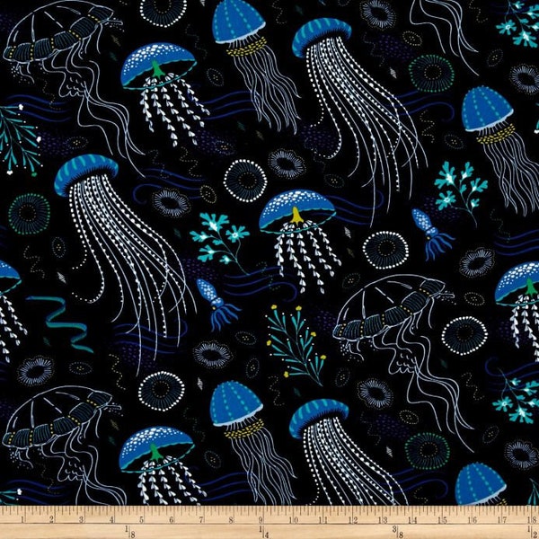 Jellyfish Fabric Etsy