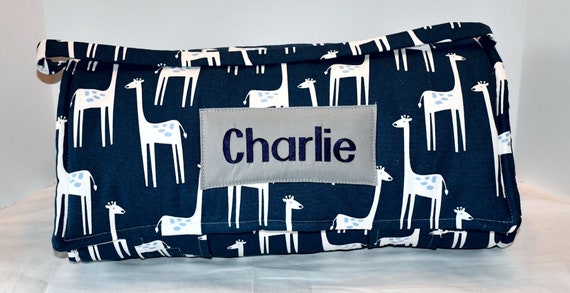 Tall Giraffe Kids Nap Mat Personalized Preschool Kinder Etsy