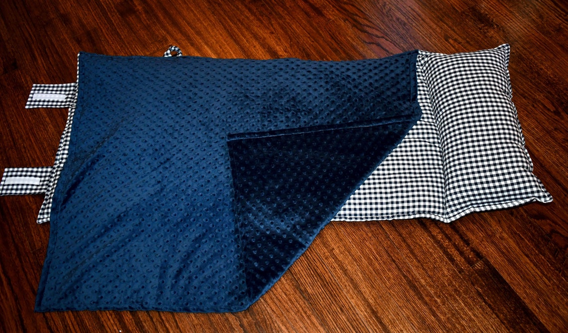 Everyday Nap Mat (Blue & White Gingham) main image 0