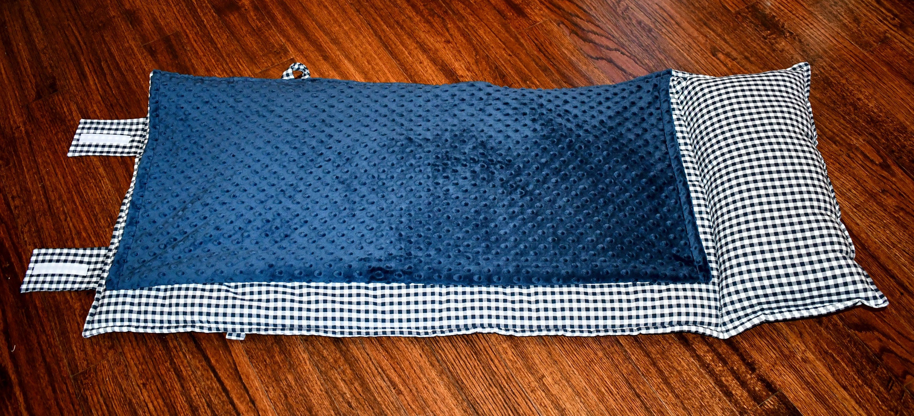 Everyday Nap Mat (Blue & White Gingham)