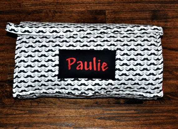 Hipster Mustache Kids Nap Mat Personalized Preschool Kinder Etsy
