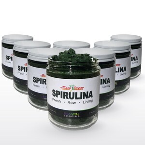 Fresh Raw Spirulina: Protein Antioxidant Supplement