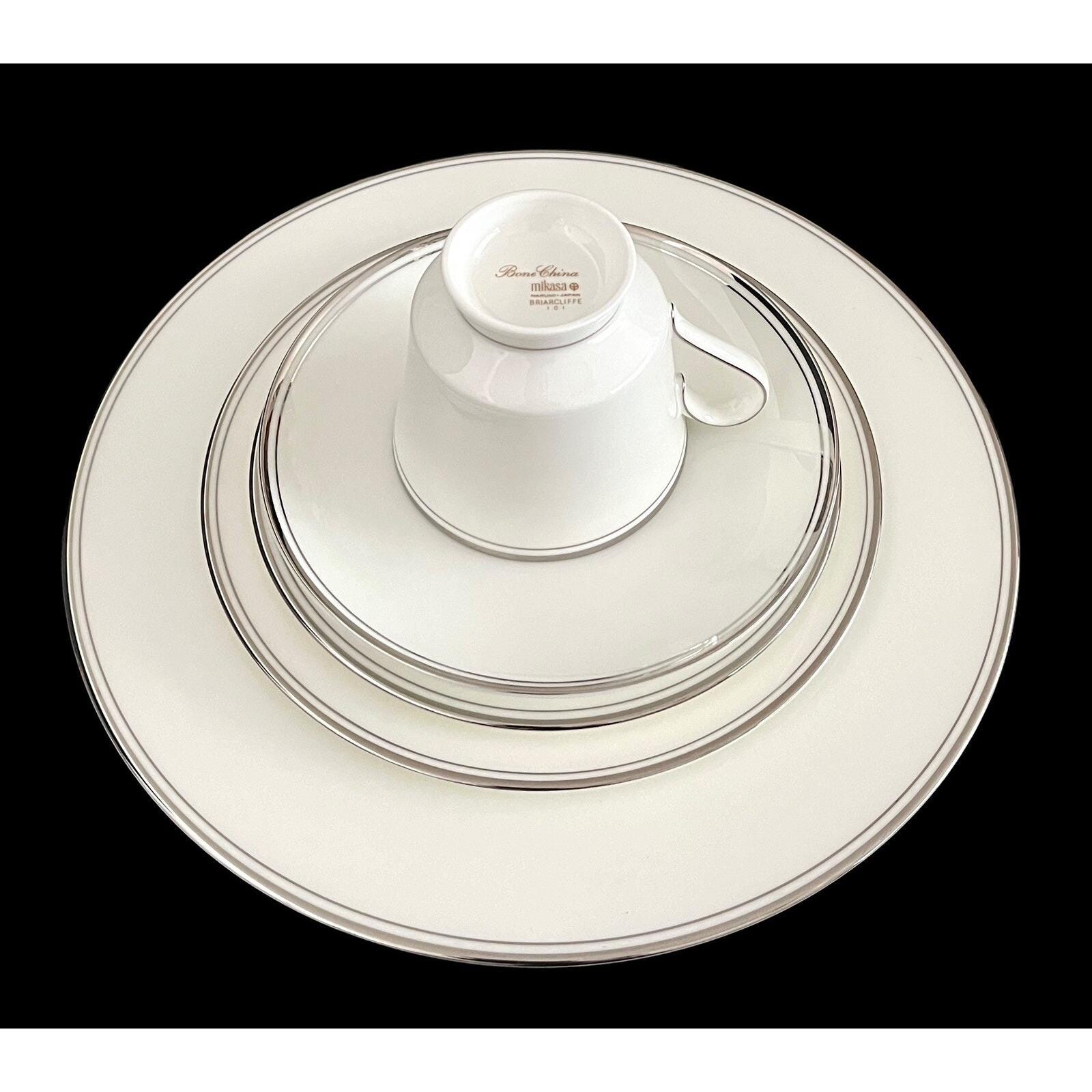 Vintage Mikasa Narumi Briarcliffe Bone China 5 Piece Place Setting