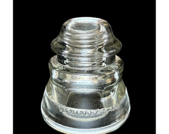 Zabytkowy izolator szklany Hemingray-45 (7-41 USA)