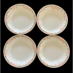 Vintage Mikasa Rosette Fruit Bowls, Set of 4, A9202