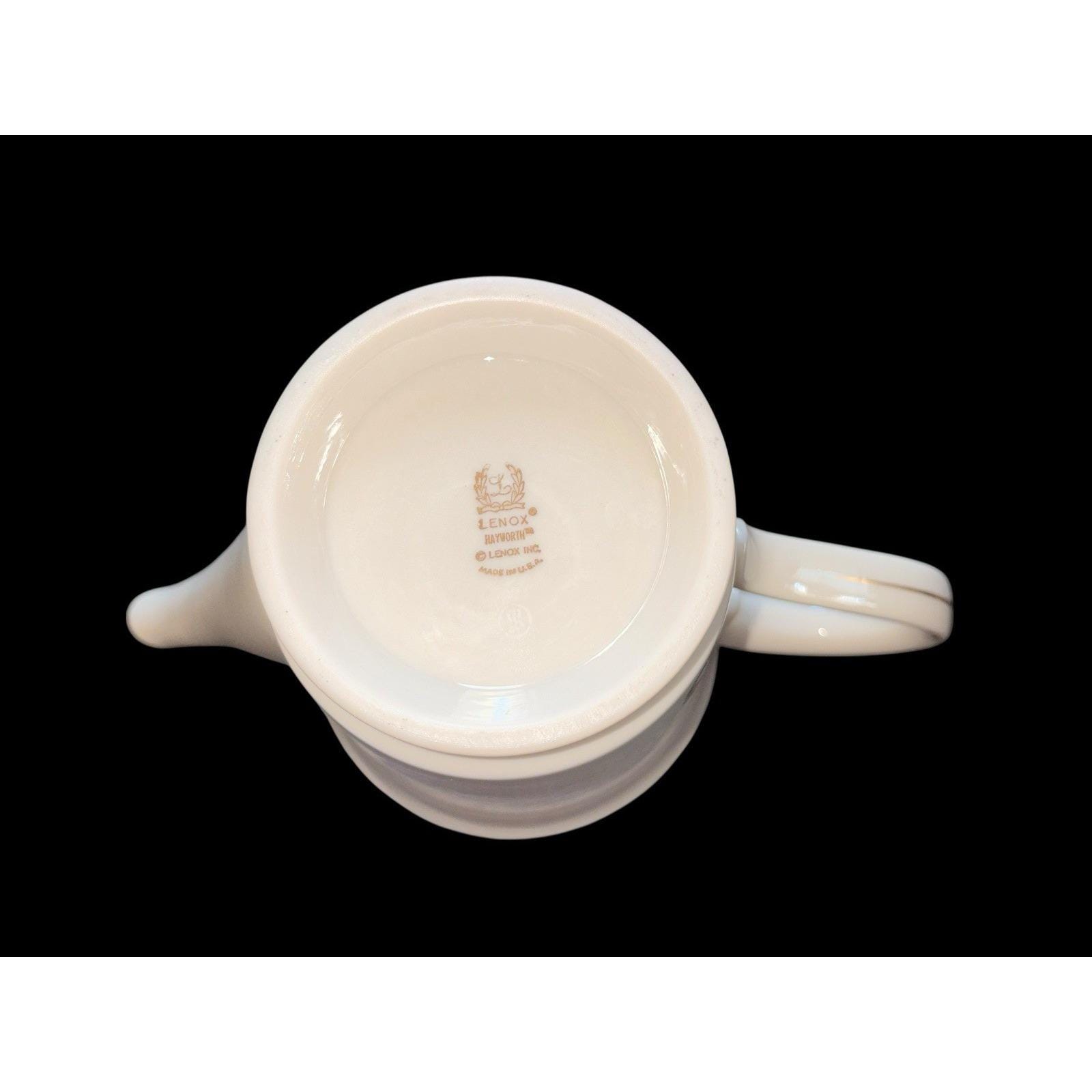 Vintage Lenox Hayworth Cosmopolitan Ivory Gold Fine Bone China 