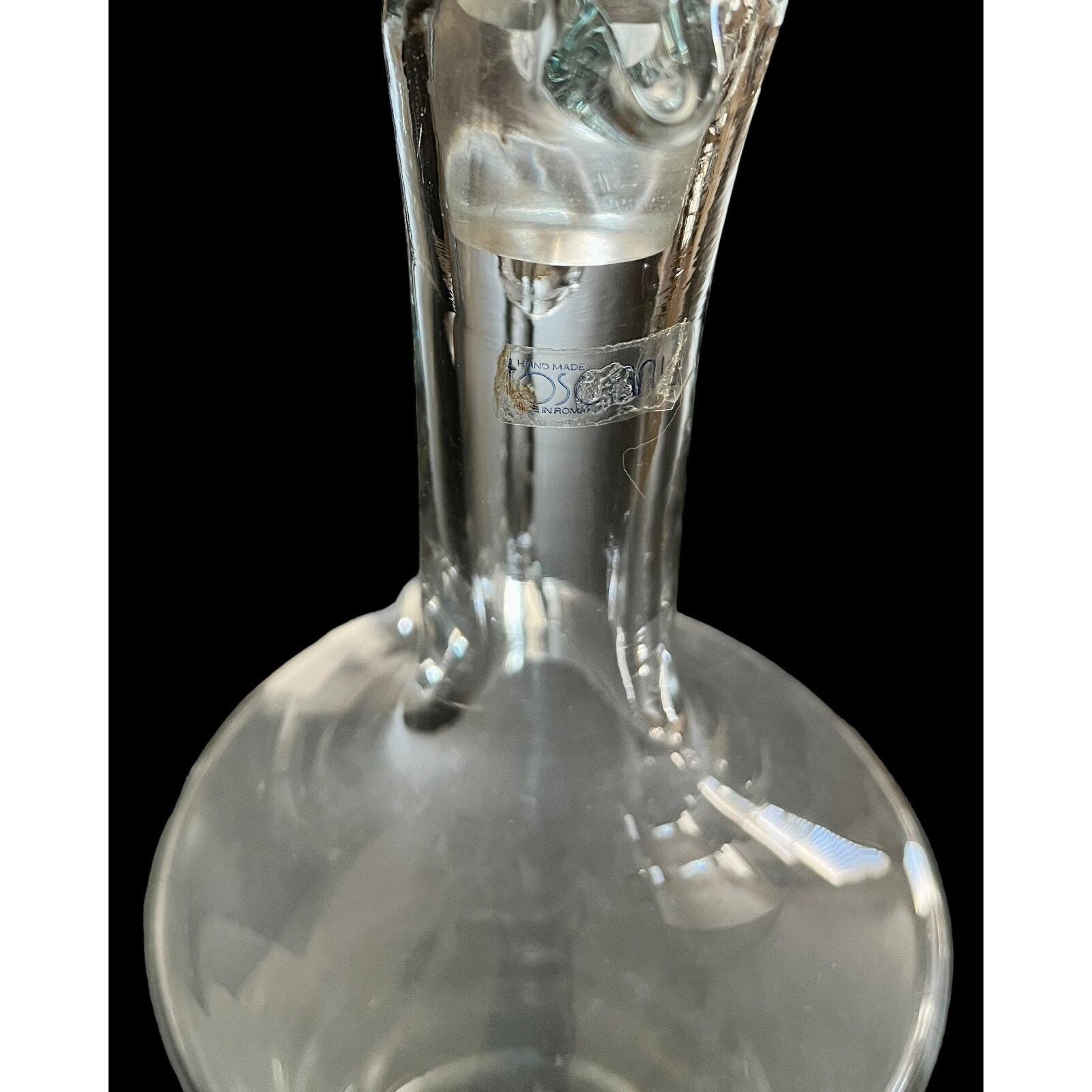 Vintage MCM Toscany Clear Crystal 14