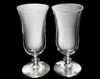 Set of 2 Vintage Libbey GEORGIAN Clear 5.25" Juice Glasses