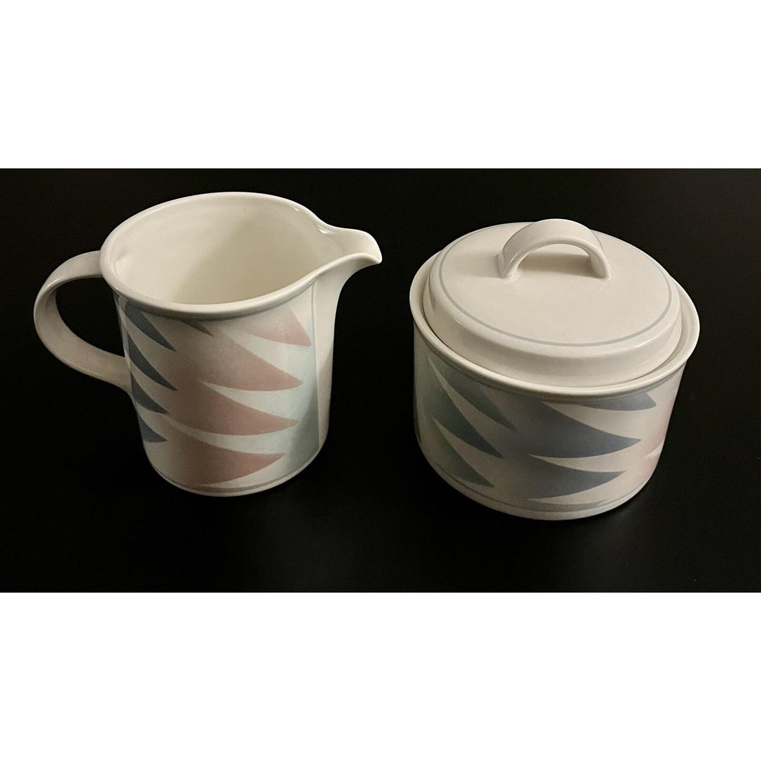 Mikasa Intaglio Fantazz Cream and Sugar Set CAC64 Dinnerware John